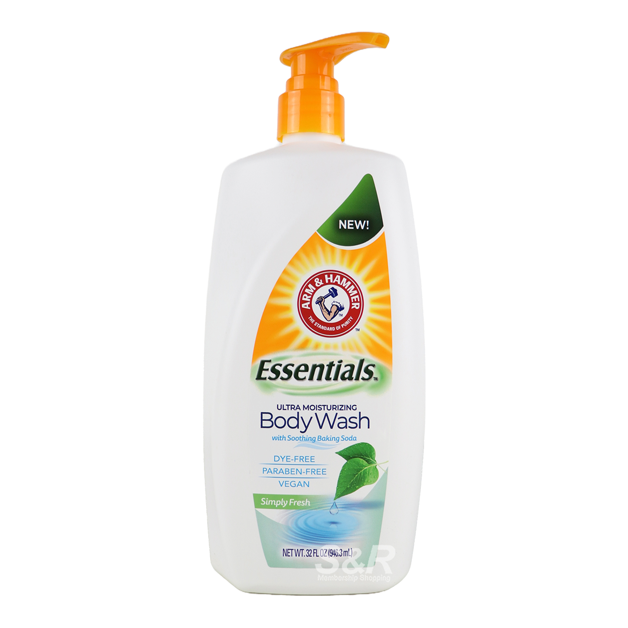 Arm and Hammer Simply Fresh Scent Body Wash 946.3mL Arm and Hammer Simply Fresh Scent Body Wash 946.3mL
